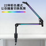 E-sports game RGB stand microphone live recording microphone remote control condenser microphone cantilever stand