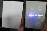 Portable Mini Ultraviolet Flashlight Portable UV Test Light for UV Invisible Ink Identification Jade Jawelry Appraisal