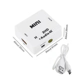 1080P Mini Audio HD Converter Audio extractor Adapter switcher For PC Laptop HDTV