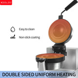 XEOLEO Electric UFO Burger Machine 1200W Ice Cream Waffle Makers Hamburg Gelato Panini Press Machine With UFO Logo