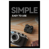 Light Meter II Cold Shoe for DSLR Film Camera Light Meter 12 Shutter Speed Photography Accessories(Silver)