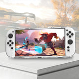Clear PC Hard Case for Switch 2 Split Protective Case Cover Anti-fall Transparent Skin Case Anti-scratch Protective Shell Cover