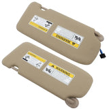 Sun Visor Driver&Passenger Beige W/Light Mirror 83280-TLA-A12ZA 83230-TLA-A61ZA For Honda CR-V CRV 2017- 2022