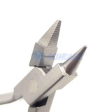 N Lab Ultility Bird Beak Plier Heavy and Serrated Jaw Instruments Wire Bending for Max 0.9mm Wire Laboratory Instruments Tools