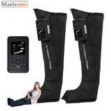 Wireless Rechargeable Heat Therapy Leg Air Compression Massager Improve Blood Circulation Relieve Fatigue Alleviate Muscle Relax