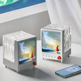 Aurora Projector Lamp White Noise Whale Night Light LED Nightlight Ambient Lighting for Bedroom Birthday Gift