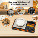 Digital Precision Pocket Scale 200x0.01g – Calibration Weight Included for Jewelry, Coins & More