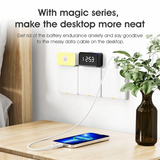 NEW ARRIVAL Tuya Gateway Hub with Time Display ZigBee Bluetooth Smart Home Wireless Bridge Smart Life APP Voice for