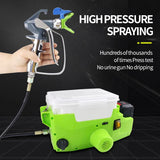 High Power Small Portable Backpack Airless Spray Gun Latex Line Lacquer Airless Paint Sprayer Machine with Lithium Battery