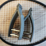 Badminton Stringing Machine Starting Clamp, Aluminum Alloy Racquet Stringing Tool for Tennis & Badminton