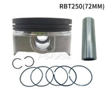 Motorcycle Engine Piston Accessories Suitable for ZongShen RBT250 172FMM Cylinder Diameter 72mm