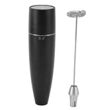 Handheld Electric Frother Mini Foam Maker for Drinks Eggs Seasonings Battery Powered Kitchen Appliance