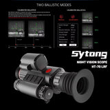 HT-70 LRF 2K HD WIFI Monocular Telescope Video Camera 400M Infrared Night Vision Scope for Hunting with Laser Distance Meter