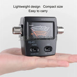 Power SWR Meter RS-40 Standing Wave Meter RS40 140/430mHz 200W UV-Band Dual-Segment SWR Meter for Walkie Talkie