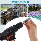 2Pcs Fence Wire Twister Tool 9 Gauge 11 Gauge Carbon Steel Tie Twister for Chicken Coop Garden Farm Animal Fence DIY