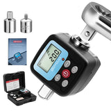 1/2" 1/4" 3/8" Digital Torque Wrench Adapter Precision Electronic Torque Tool Converter LCD Display for Automotive Home Repairs