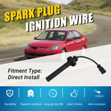 2 PCS Spark Plug Ignition Wire Cord Set for Mitsubishi Lancer 1.6L MD365102