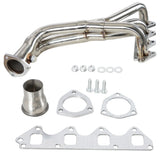 Car Modification Compatible with Suzuki Baja Kit Stainless Steel Performance Header Black/Silver Exhaust Exhaust