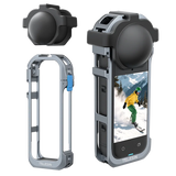 For Insta360 X5 X4 Camera Cage Aluminum Alloy Protective Vlogging Camera Frame Utility Frame Metal Cage for Insta360 X5 X4