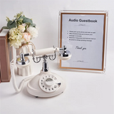Audio Guestbook Wedding Phone Phone Record Custom Audio Message Guestbook Classic Retro Style For Party Birthday