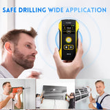 WD-02 Wall Detector Stud Finder New Design Positioning Hole TFT Display AC Live Cable Wires Metal Wood Stud Wall Scanner
