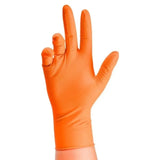 Diamond Grip Heavy Duty Nitrile Gloves Reinforced Palm Rubber Disposable Gloves Anti-slip Wear-resistant