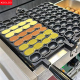 XEOLEO  36 Holes Egg Bubble Waffle Maker 1800W Electric Mini Date Bean Pastry Waffle Machine Castella Sponge Waffle Cake Machine