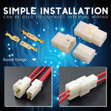 480PCS 2.8mm 2 3 4 6Pin Motorcycle Wire Connector Housing Terminal Male Female Plug Pin Header Crimp Wire Terminal Connector Kit