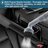 With 9 Attachments Handheld High-Temperature Cleaners For Home, Mattress, Floors, Couch Clean EU Plug