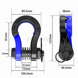Split Release Buckle U-shaped 8T Off-road Trailer with Magnetic Dual Color Trailer Release Buckle