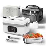 A98I-Cordless Electric Lunch Box,Rechargeable Self-Heating Food Warmer With 8000Mah Battery,For Work/Travel/Car/Office