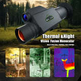 MV265 Pro Head Mounted Monocular Telescope Camera Professional Thermal Imaging Night Vision Scope for Hunting Camping