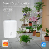 Tuya WiFi Smart Drip Irrigation Rechargeable Intelligent Watering Device Auto Watering Pump Controller Flowers Home Garden Tools