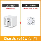 Ursa Minor 4-Bay Mini NAS Chassis for ITX Motherboard Network Storage Enclosure with SFX Power Supply