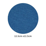 100pcs Denim Patches for Jean Clothing DIY Fabric Iron On Patches Appliques Repair Jeans Pants Elbow Knee Apparel