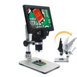 G1200 Professional Digital Video Microscope Magnifiers 1200X Microscopes for Electronics Soldering with 7 Inch Large Screen