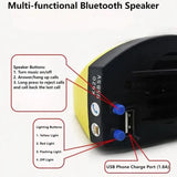 YL-620 Motorcycle Speaker Ring-shaped Bracket for Fixing The Handle BT Calls Music Playback Lighting Mode USB Port Phone Charge