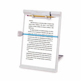 Portable A4 Reading Holder Plastic Folding Desktop Document Holder with Adjustable Clip Reading Stand For Office/School/Home