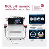 New Portable 11IN1 Cavitation 80K Machine Fat Burning Skin Tightening Machine Weight Loss Equipment for Body Shape