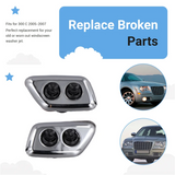 2Pcs Head Light Lamp Windshield Washer Nozzles Jet DA805833AA Fit For Chrysler 300 C 2005 2006 2007