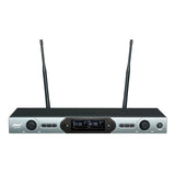 2025Lane LR-616 Dual Uhf Wireless Microphone System Wireless Microphone Systems Uhf Karaoke System with 2 Microphones