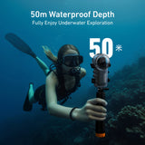 Waterproof Case for Insta360 X4 Underwater 50M Invisible Diving Housing Cover Dive Shell for Insta360 X4
