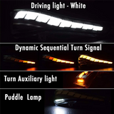 Side Mirror Turn Signal Light For Infiniti Q50 Q60 Q70 QX30 Car Accessories Smoked