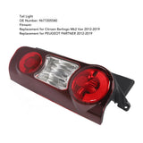 Rear Left Tail Lamp ABS and metal 96772080 Passenger Side Tail Light Fit for  Berlingo Mk2 Van 2012-2019