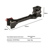 Adjustable 360° Rotation Monitor Mount With Cold Shoe 1/4" Thread For DJI RS2 RSC2 Camera Accessory