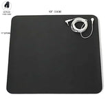 Grounding Mat Mouse Pad  Energy Inflammation Balance Wellness Earth Connected 15 Foot Cord Included Conductive Carbon 13''x11"