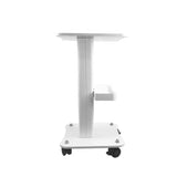 Beauty Salon Rolling Trolley Cart Storage 40 kg load Spa Equipment Stand 3 Tier Salon Table Wooden Shelf 360° Silent Wheels