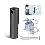 Pole Mount,Pipe Adapter Alloy Mount Kit For Starlink Dish Antenna Mast Pole Satellite Mast
