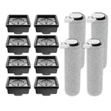 A78E-12PCS Roller Brush & Hepa Filter For Xiaomi Truclean W20 / 2C / 4C / 2 Lite Replacement Accessories Vacuum Brush Vacuum Fil