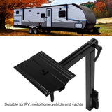 360° Rotation Oxidized  Lightweight for RV Yachts Removable Table Leg Adjustable Table Legs Black Heavy Duty Removable